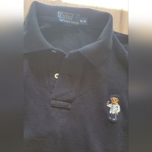 Medium Ralph Lauren RL13 polo with bear logo